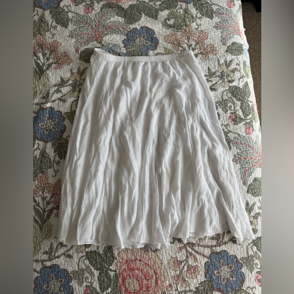 White Midi Skirt